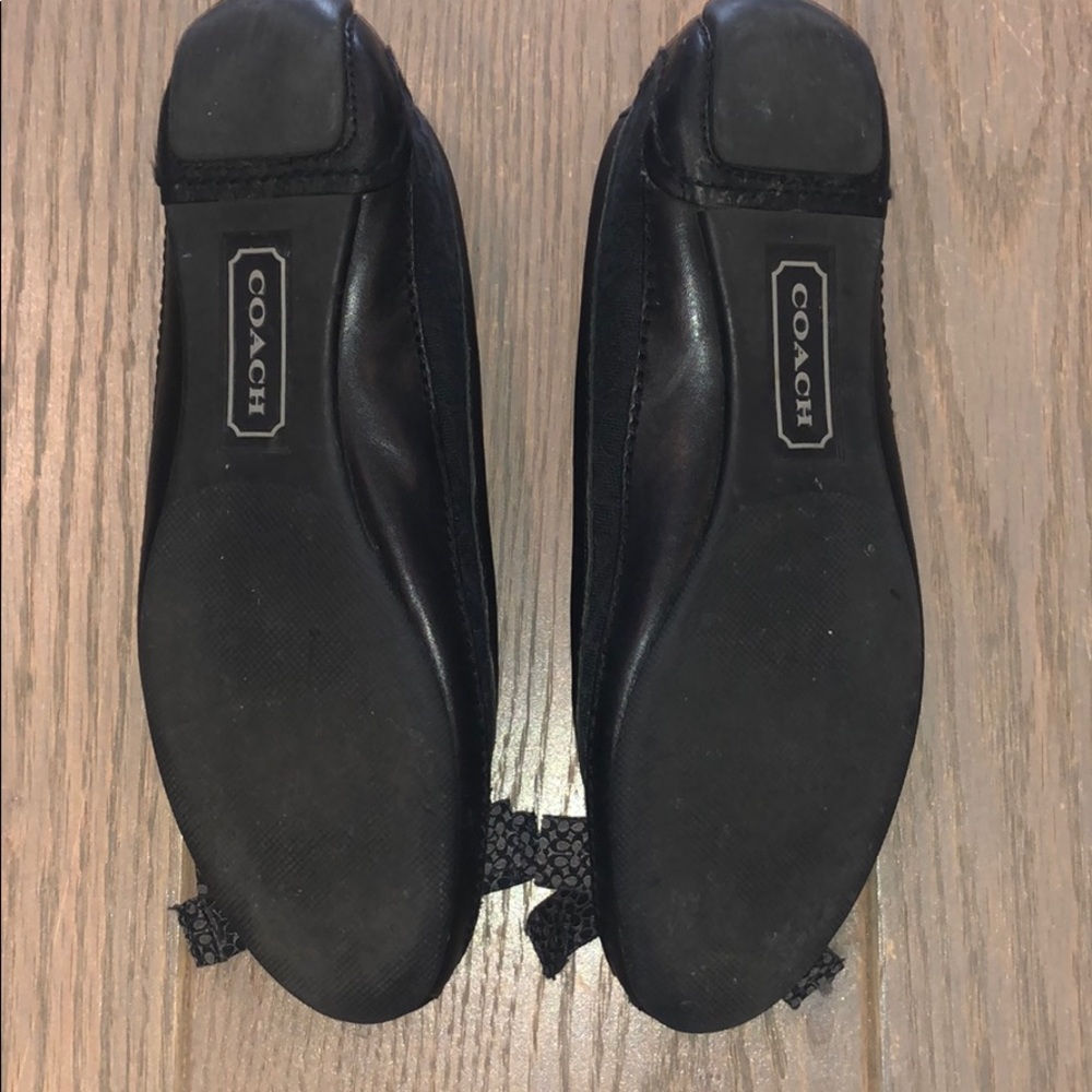 Black Coach flats - Picture 3 of 6